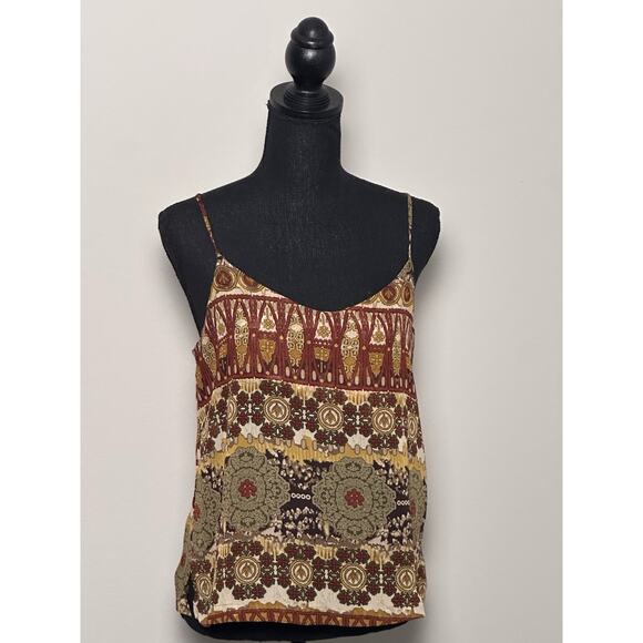 Show Me Your Mumu Women’s Tank Camisole Top Size (S) Womens Western Print - Picture 2 of 16